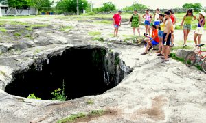 Deckeneinbruch der Cenote