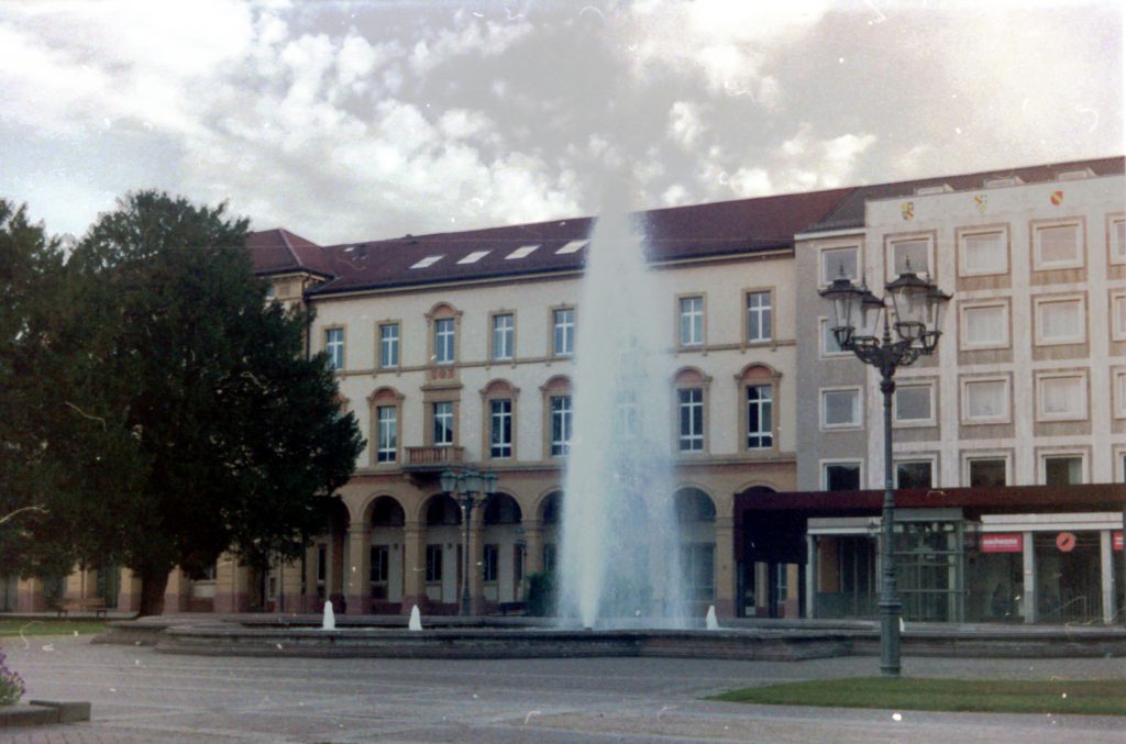Fontäne am Friedrichsplatz in Karlsruhe