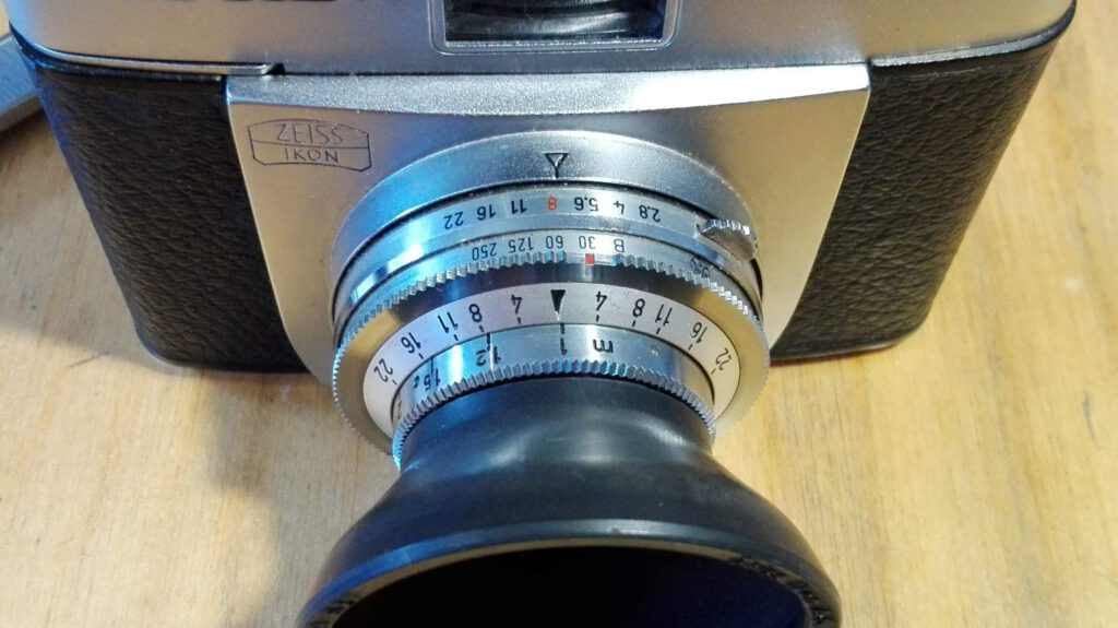 Blendenring der Zeiss Ikon Continette